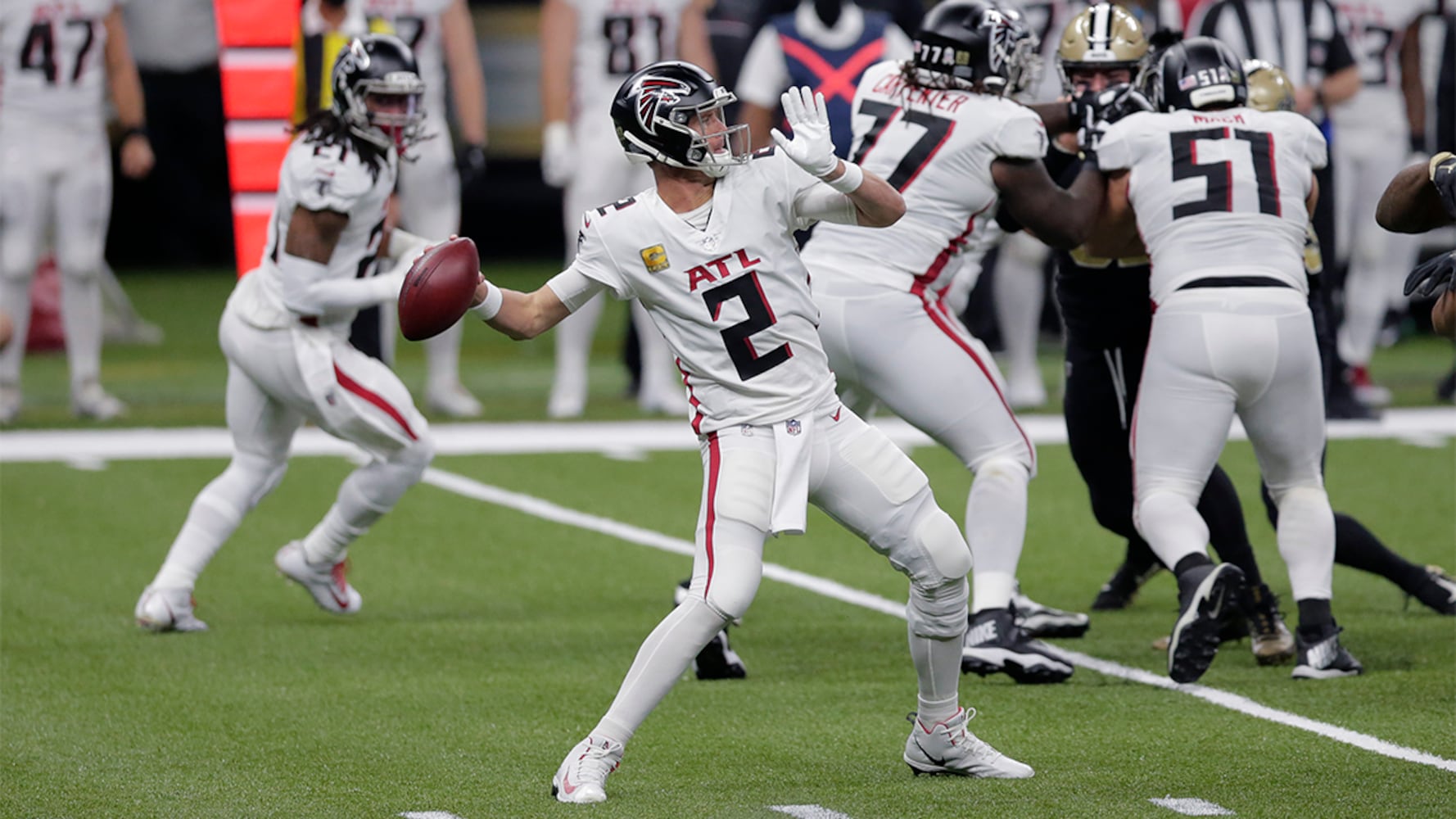 Falcons at Saints