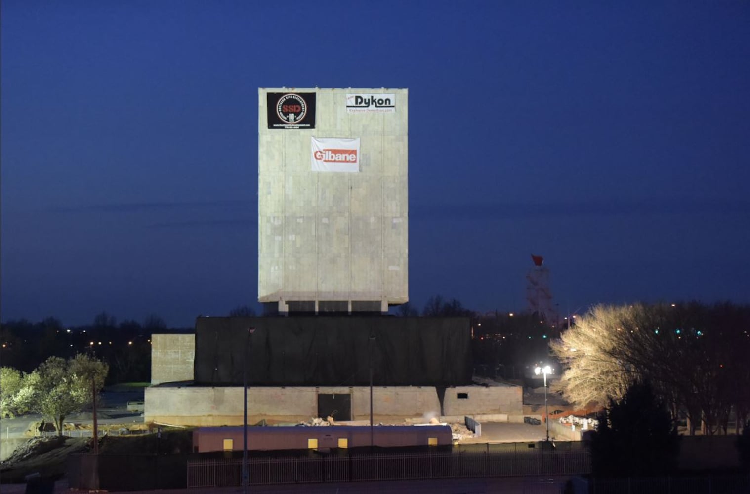 Old Georgia Archives building imploded on Sunday, March 5 2017