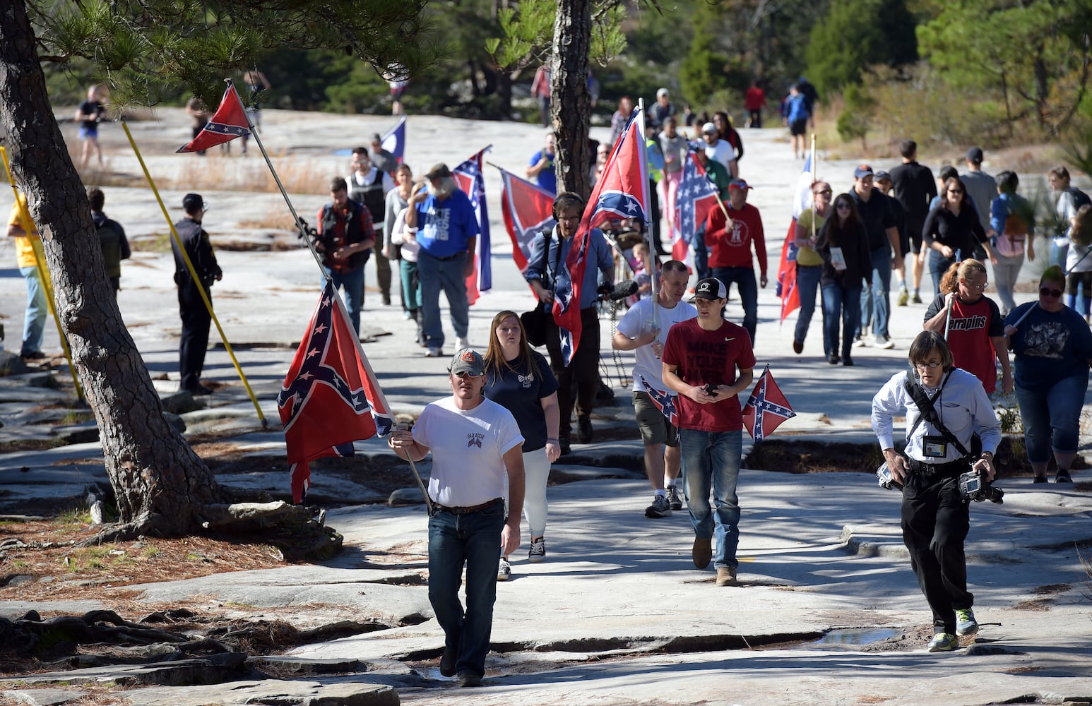 Protesters want to keep Stone Mountain 'pure' to its Confederate roots