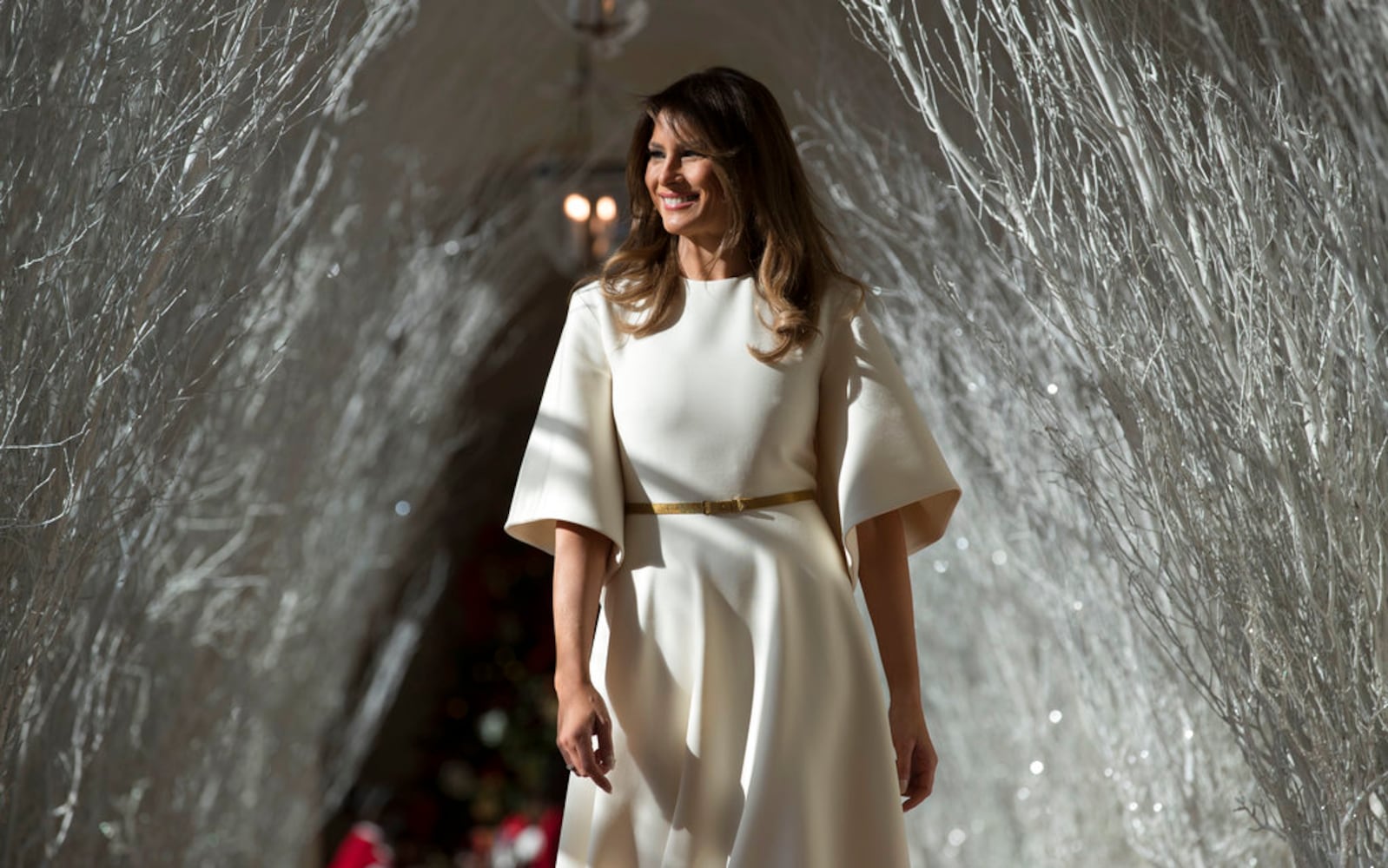 Photos: Melania Trump unveils White House Christmas decorations