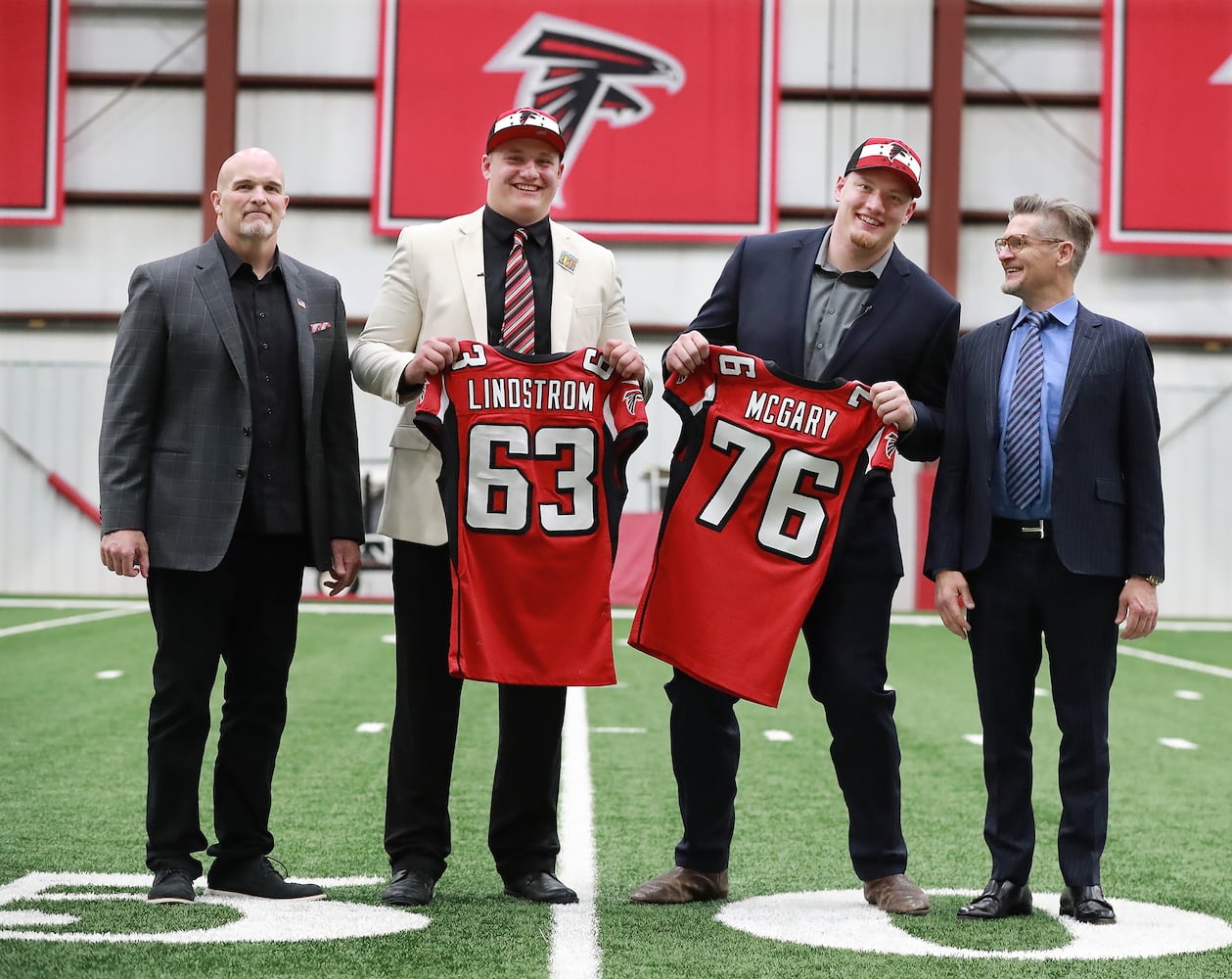 Photos: A look at the Falcons’ two first-round picks