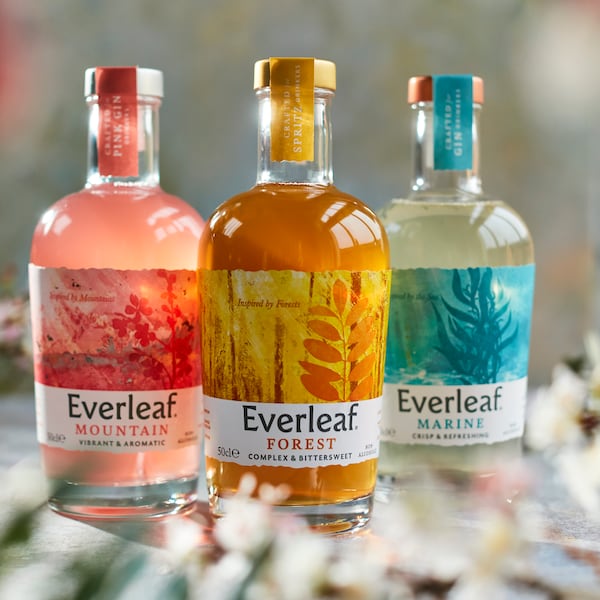 Everleaf's range of nonalcoholic aperitifs makes use of sustainably sourced botanicals. Courtesy of Everleaf