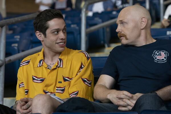 Pete Davidson (left) stars with Bill Burr in “The King of Staten Island.” Photo: Universal Pictures