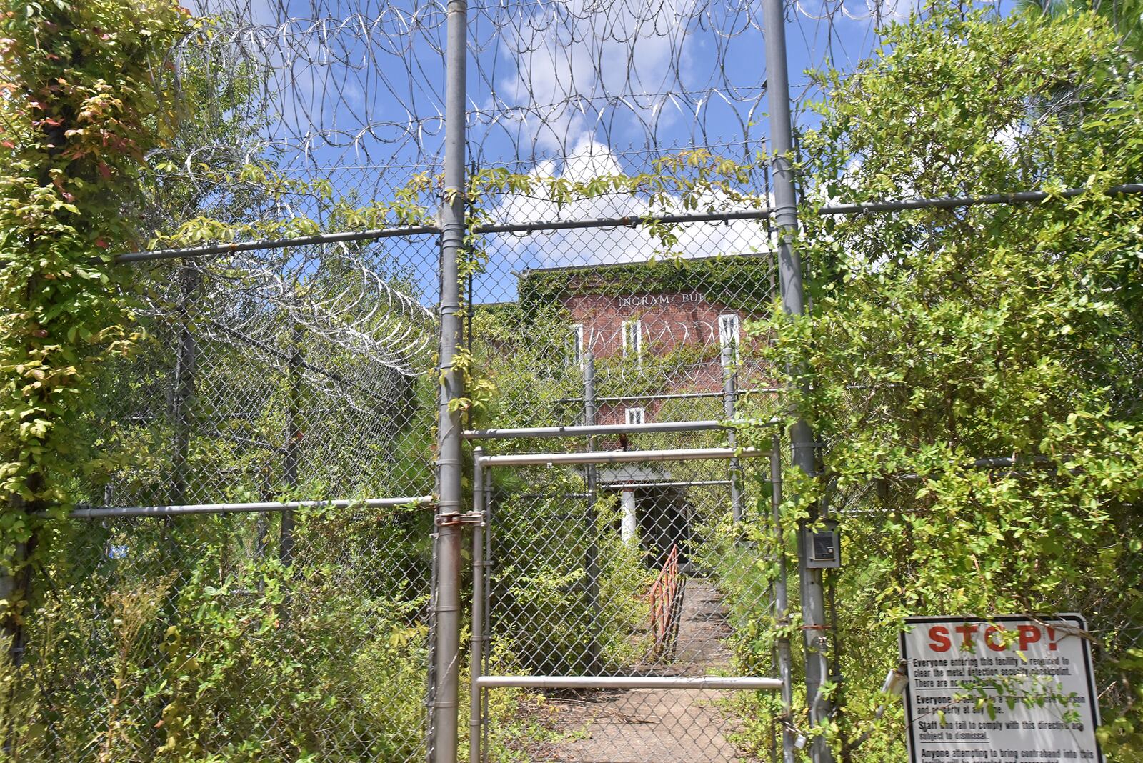 July 12, 2019 Milledgeville - Abandoned buildings of state prison facilities in Milledgeville on Friday, July 10, 2019. A statewide push to crack down on gangs could lead to serious changes in how criminal justice looks, especially in rural parts of Georgia, where authorities say the groups have taken hold in recent years. Officials at the FBI, the GBI and local agencies say the efforts are necessary because national gangs have increasingly recruited locals and expanded networks for criminal activity in cities and small towns all over the state in the past decade or so. (Hyosub Shin / Hyosub.Shin@ajc.com)