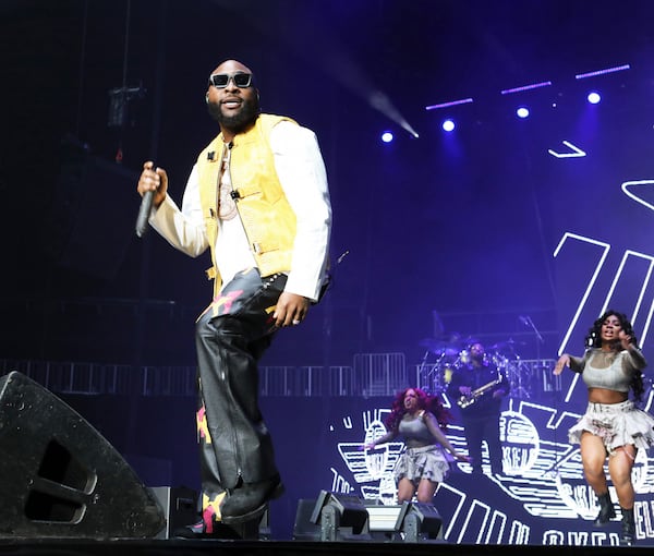 Davido rocked the State Farm Arena on Thursday, Nov. 21, 2024 at his Davido & Friends Birthday Concert. Openers included Papoose, Cuhdeejah, Emmerson, Ecool, Lala and Jay Zen.
Robb Cohen for the Atlanta Journal-Constitution