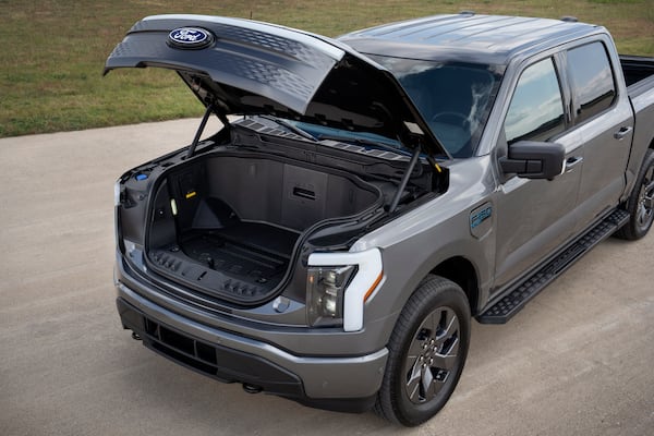 A 2024 Ford Lightning electric pickup truck. Photo courtesy of Ford Motor Co.