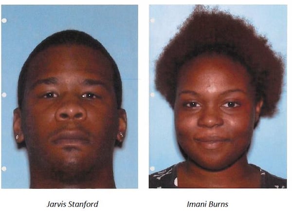 Jarvis Stanford and Imani Burns (Credit: DeKalb County Jail)