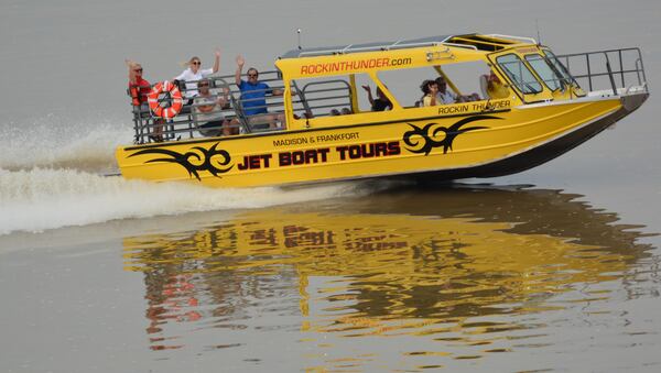 Get ready for lively fun on the Kentucky River with Rockinâ Thunder Jet Boat Tours. (Rockinâ Thunder Jet Boat Tours)