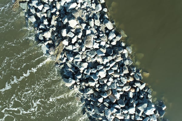 The Army Corps of Engineers has blocked off man-made cuts through Georgia's coastal salt marsh, restoring the natural flow of water.