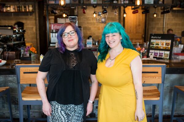  Petit Chou executive chef Diana Presson Eller (left) and general manager Jennifer Vontillius (right). Photo credit- Mia Yakel.