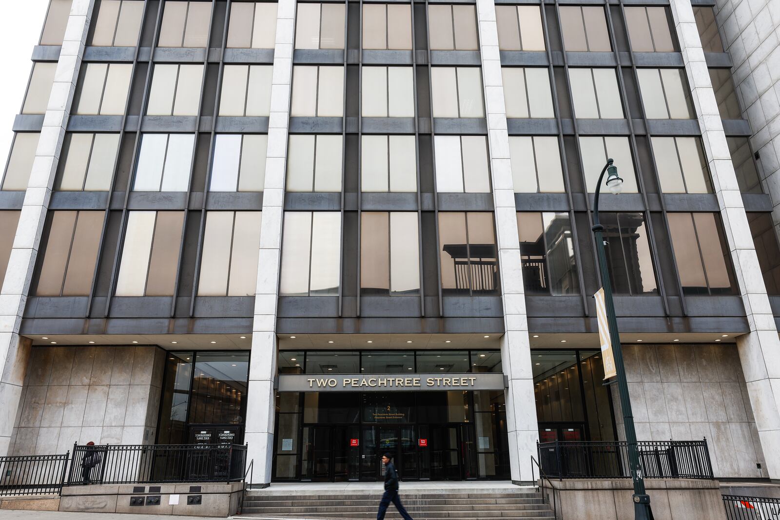 Views of Two Peachtree office building in Downtown Atlanta as seen on Tuesday, December 13, 2022. (Natrice Miller/natrice.miller@ajc.com)  