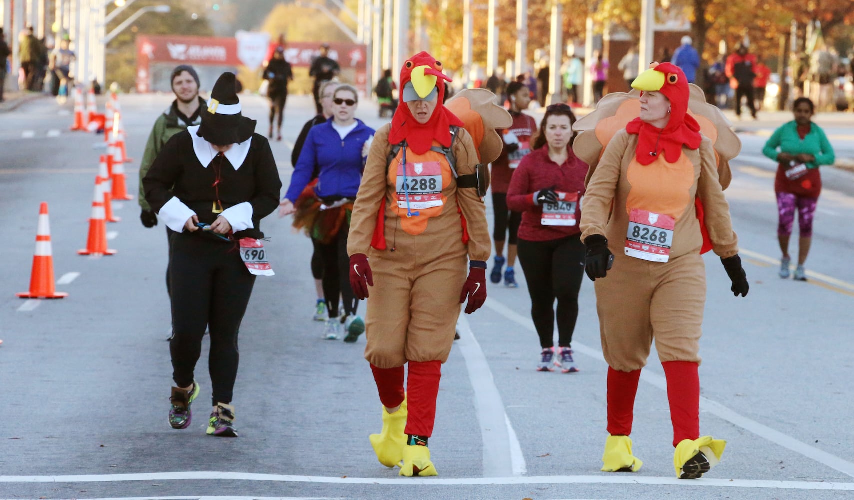 Thanksgiving Day half marathon