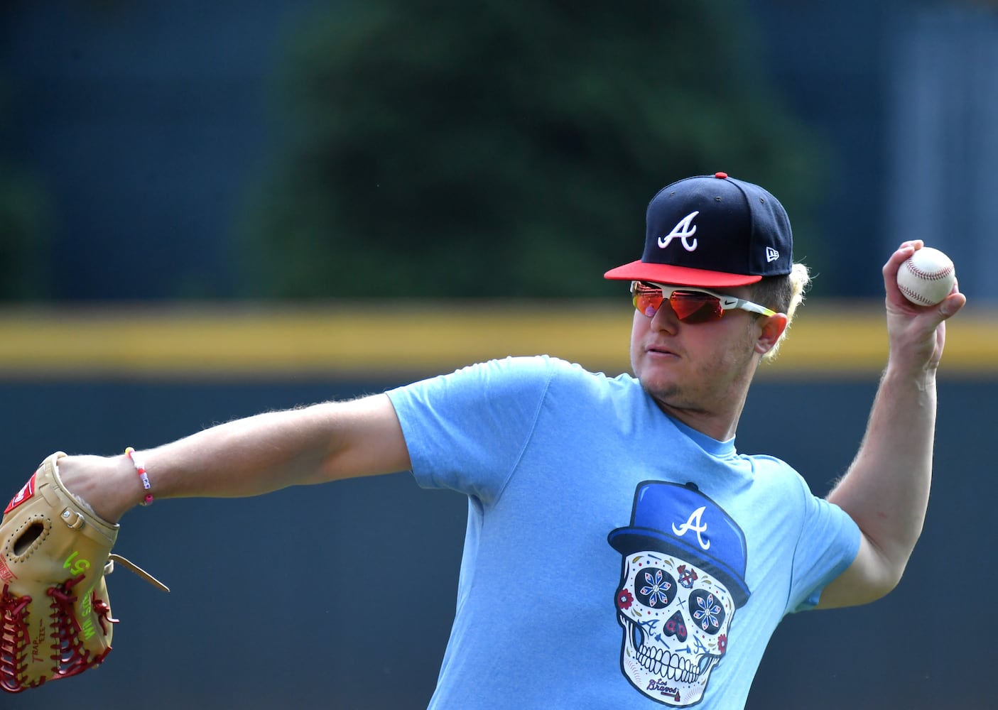 Atlanta Braves workout prior to NLCS