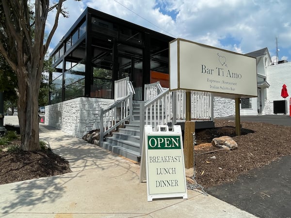 The exterior of Bar Ti Amo in Buckhead. / Courtesy of Bar Ti Amo