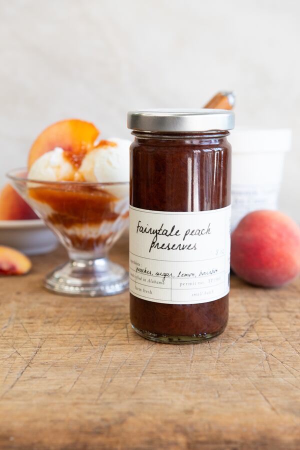 Peach preserves. Courtesy of Alexandra Stone Flowers