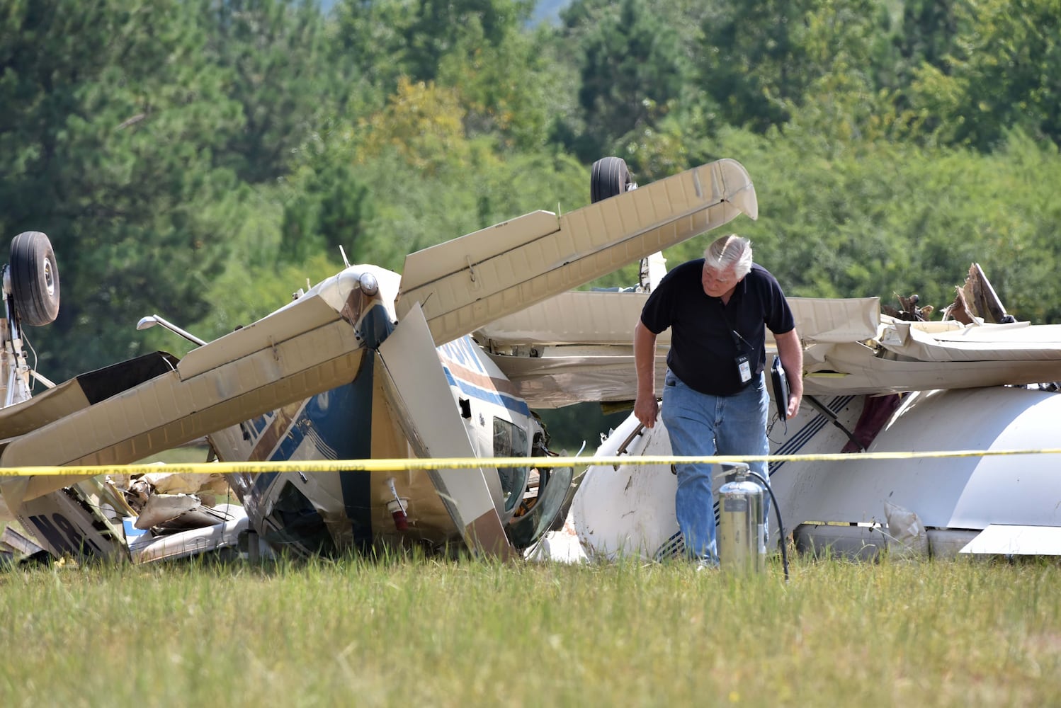 Two planes crash