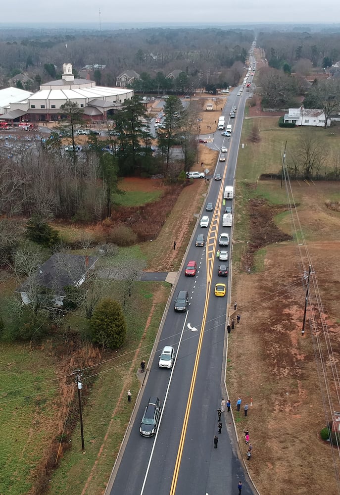 Photos: The funeral for Henry officer Michael Smith