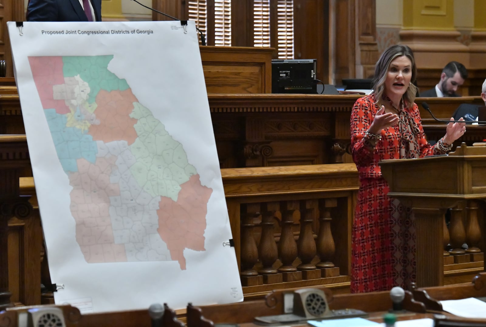 Republicans used a special session of the General Assembly in November to draw new congressional lines that are expected to give them an additional seat in Georgia's U.S. House delegation. But when it came to maps for the state Legislature, they did more to safeguard their grip than to expand it. Democrats could pick up five or six seats in the state House and one more state senator, although the GOP would still maintain control of the General Assembly. (Hyosub Shin / Hyosub.Shin@ajc.com)