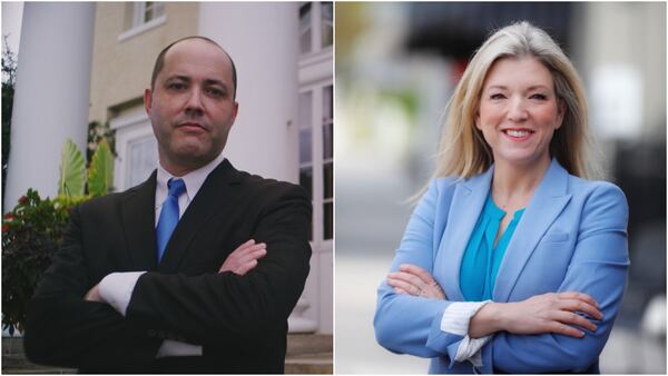 Incumbent Attorney General Chris Carr, a Republican, and Jen Jordan, a Democrat. Courtesy photos.