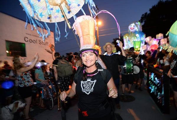 Chantelle Rytter will lead the Atlanta BeltLine Lantern Parade, which she created in 2010.