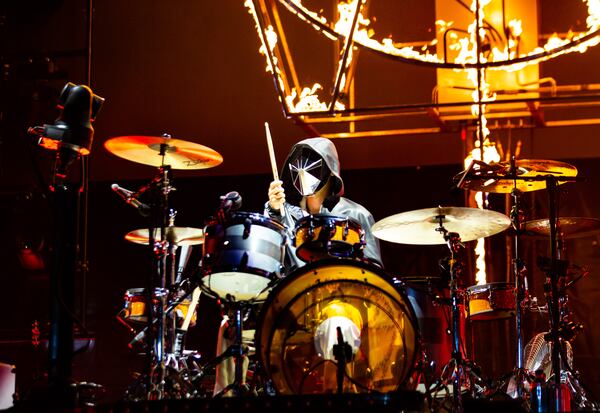 Muse closes out the second day of the Shaky Knees Music Festival at Atlanta's Central Park on Saturday, May 6, 2023. (RYAN FLEISHER FOR THE ATLANTA JOURNAL-CONSTITUTION)