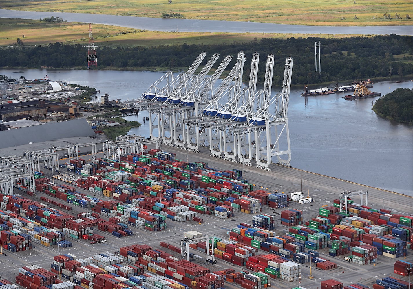 Aerial photos show Irma's impact on coastal Georgia