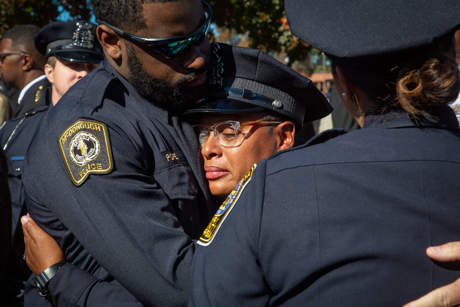 funeral service for Officer Paramhans Desai