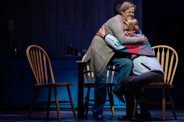 Jamie's devoted mother Margaret (Jill Hames) "anchors the production," critic Carr writes.