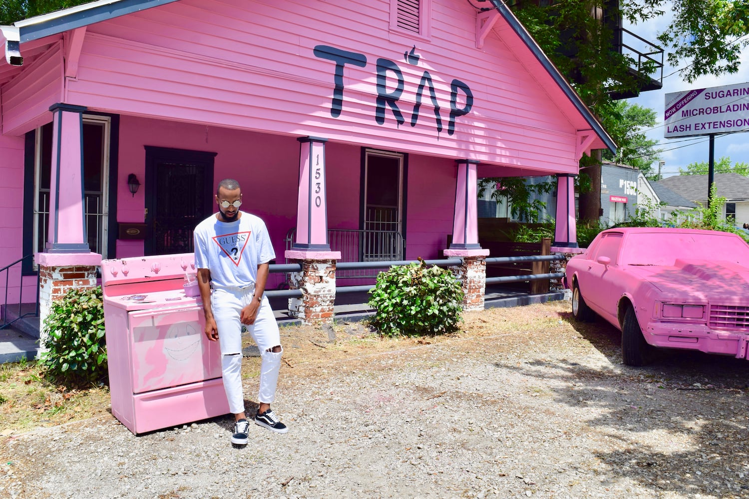 Photos: Atlanta pink trap house