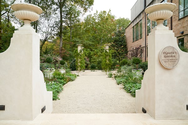 The entrance to Olguita’s Gardens at the Goizueta Gardens at the Atlanta History Center is a beautiful place for contemplation and relaxation. 
Courtesy of the Atlanta History Center.