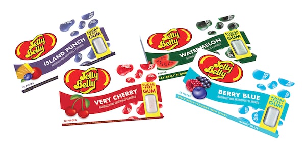 Jelly Belly chewing gum. Courtesy of Jelly Belly 