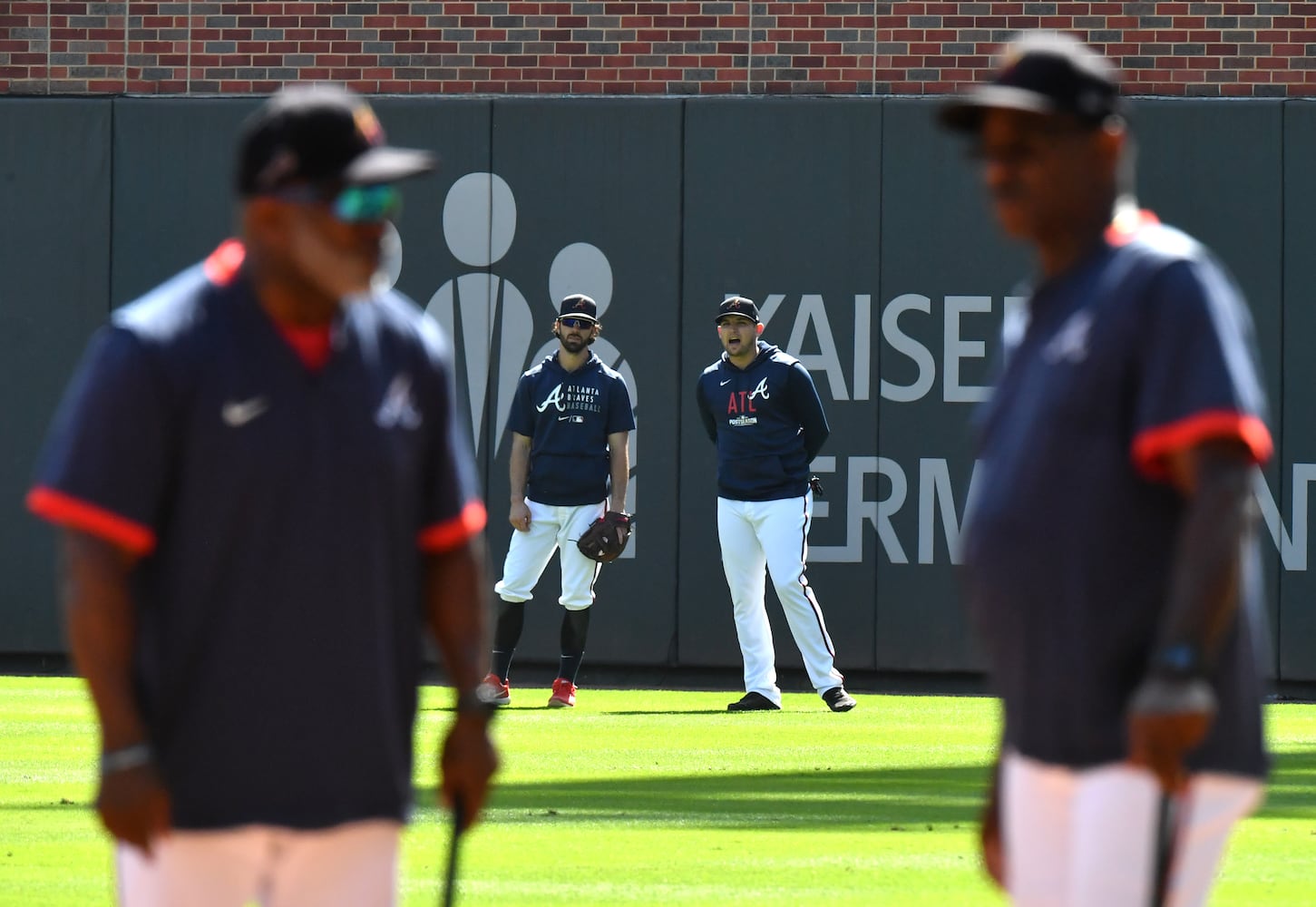 Braves Worksout ahead of NLCS