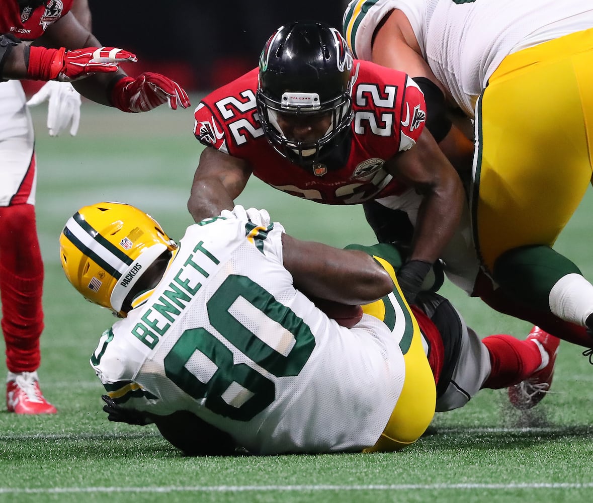 Photos: Falcons cruise to a win over the Packers