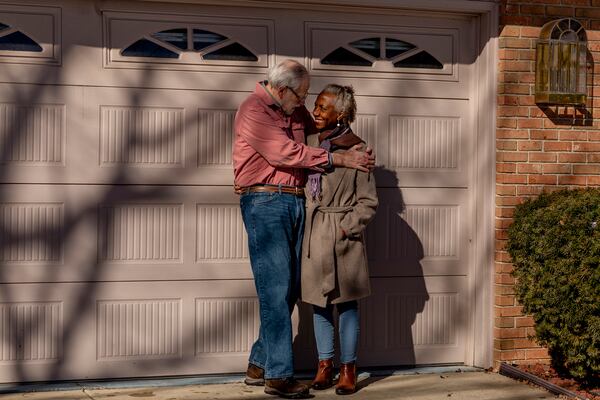 John and Betty Sanford, stand for a portrait at home in Lansing, Michigan on February 3, 2021. In 1971, their marriage brought an end to Georgia's law forbidding interracial marriage and this year they celebrate their 50th wedding anniversary. 


SYLVIA JARRUS FOR THE ATLANTA JOURNAL-CONSTITUTION