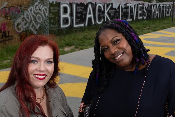 Gilly Segal (left) and Kim Jones will talk about their new book, "Why We Fly," at the AJC Decatur Book Festival presented by Emory University on Oct. 2. (Ben Gray for The Atlanta Journal-Constitution)