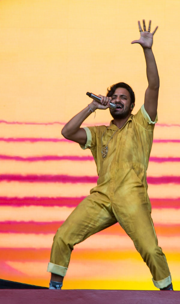  Young the Giant singer Sameer Gadhia. Photo: Ryan Fleisher/Special to the AJC