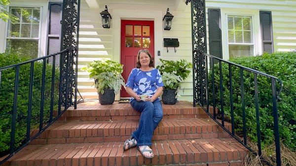 Kay Morrill said she didn't expect to see Donald Trump on a ballot again after the Jan. 6, 2021, attack on the U.S. Capitol, which she believes he Trump incited. “I think he’s a narcissist, and it grieves me to even think I’m going to cast a vote for him,” she said. “The only way I can do it and feel any comfort is if he chooses wisely a vice president, and I can pray (Trump) goes to jail or something.” (Joe Kovac Jr. / AJC)