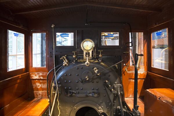 Visitors to the Atlanta History Center will be able to clamber into the interior of  the Texas, the newly-restored Civil War-era locomotive, on display beginning Saturday, Nov. 17. (Casey Sykes for The Atlanta Journal-Constitution)