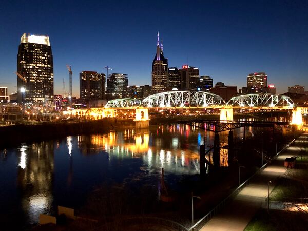 James A. Williamson took this photo in Nashville just before the Atlanta United match on Feb. 29, 2020.