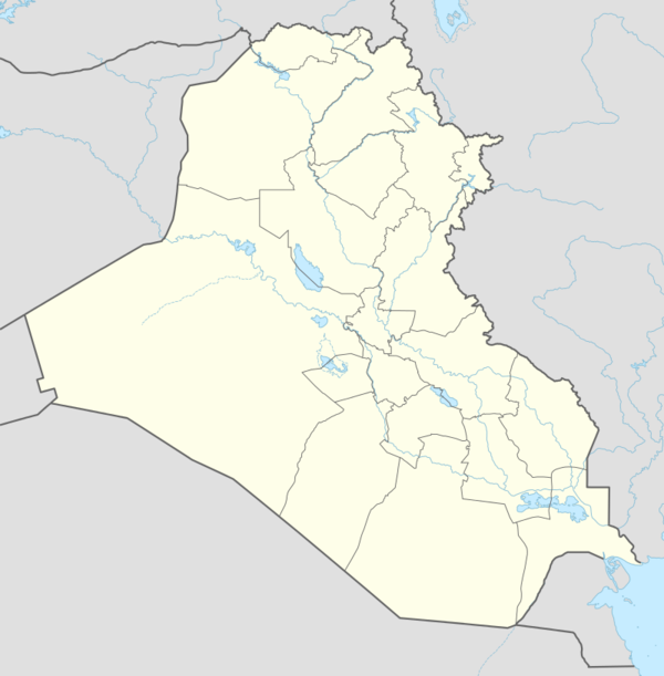 The base is located in the Hīt District of the largely Sunni Al Anbar Governorate, about 100 miles (160 km) west of Baghdad