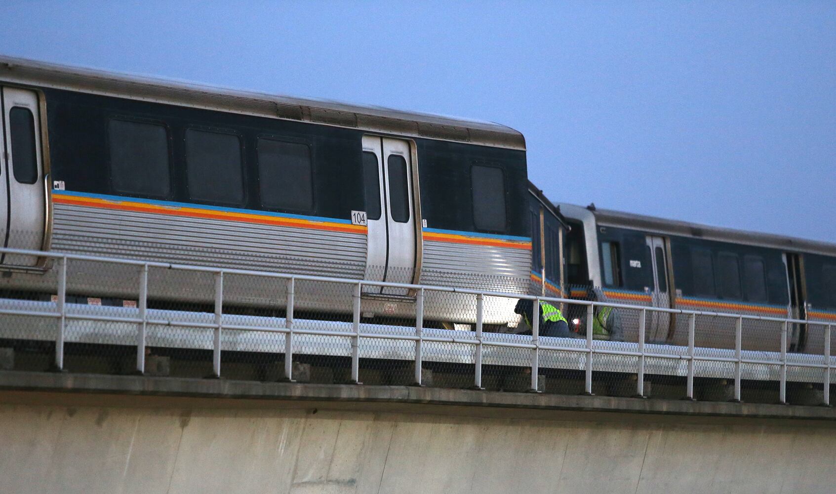 Derailed MARTA train slows airport access