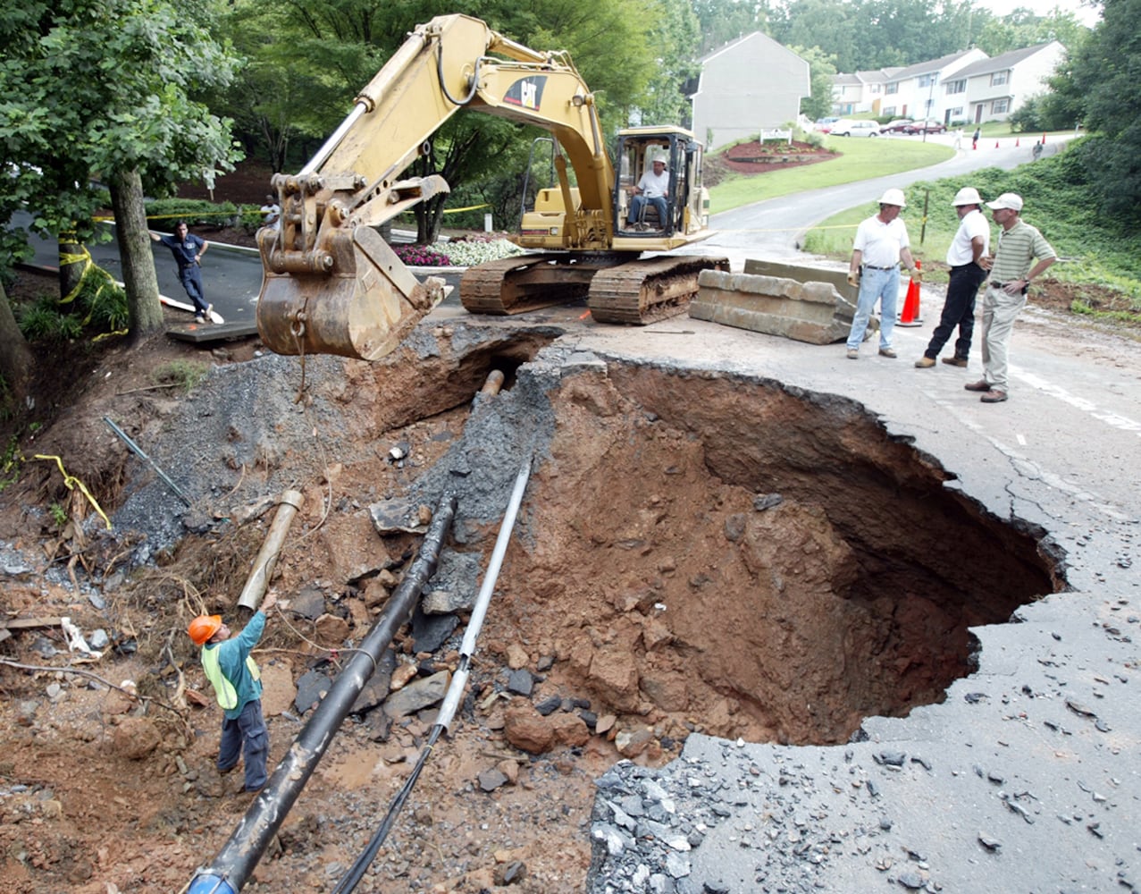 Some of metro Atlanta's biggest sinkholes