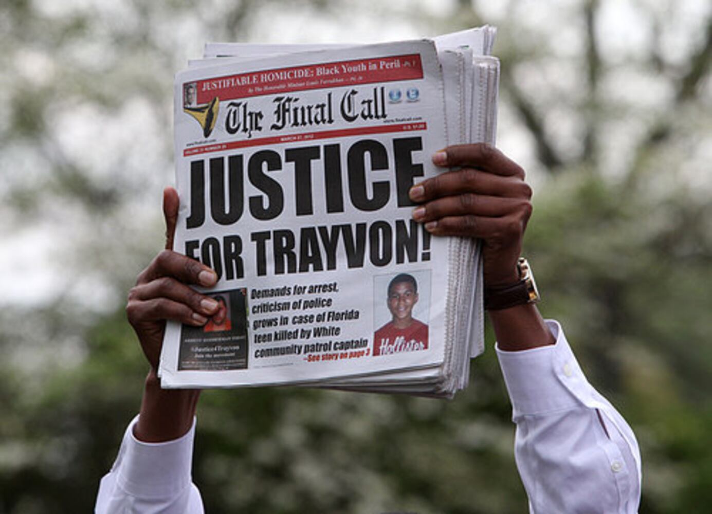 Atlantans rally for Trayvon