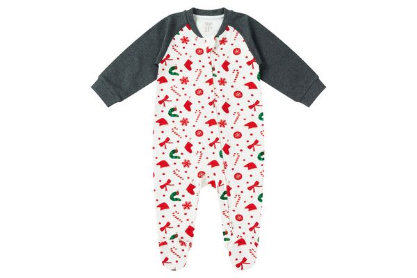 Nest Designs organic, soft storybook-themed Christmas jammies are perfect for holiday photos.
(Courtesy of Nest Designs x World of Eric Carle)