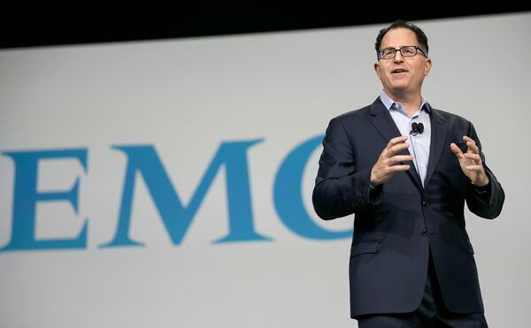 Michael Dell gives the keynote address at the Dell World conference in the Austin Convention Center on Wednesday, October 21, 2015.


  LAURA SKELDING/AMERICAN-STATESMAN