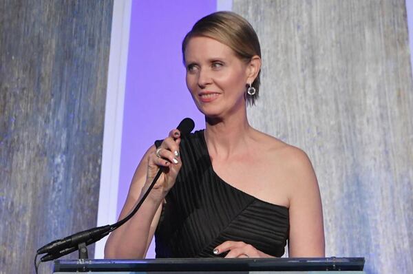 Actor and activist Cynthia Nixon speaks onstage during IFP's 27th Annual Gotham Independent Film Awards on November 27, 2017 in New York City.  