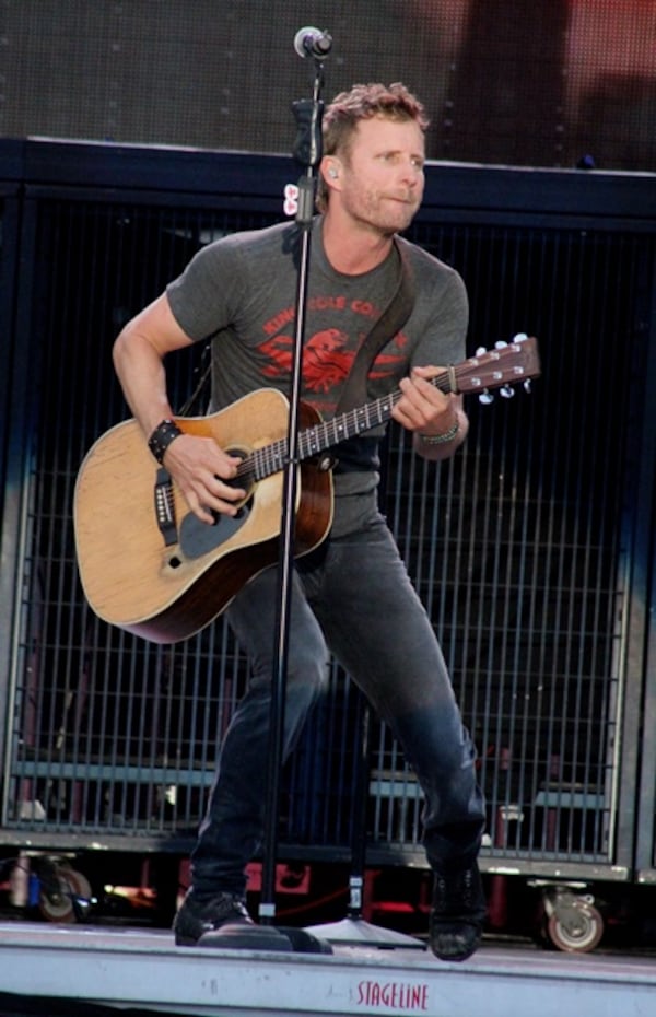 Dierks Bentley just played Shaky Boots, but he'll be back in the fall. Photo: Melissa Ruggieri/AJC