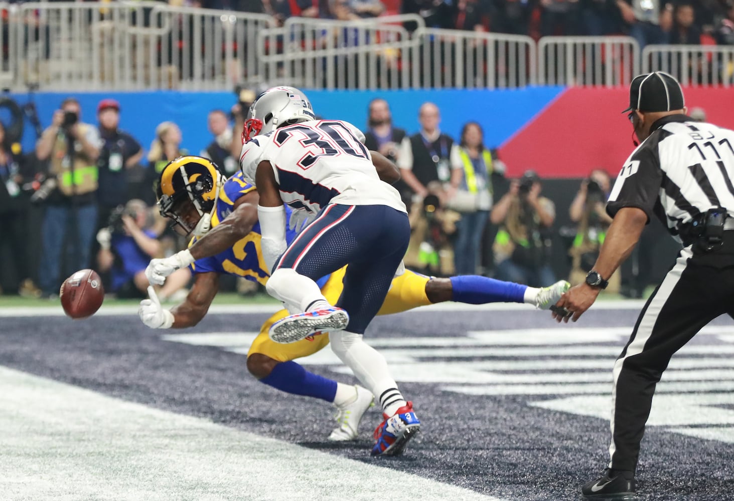 Photos: Patriots, Rams collide in Super Bowl in Atlanta