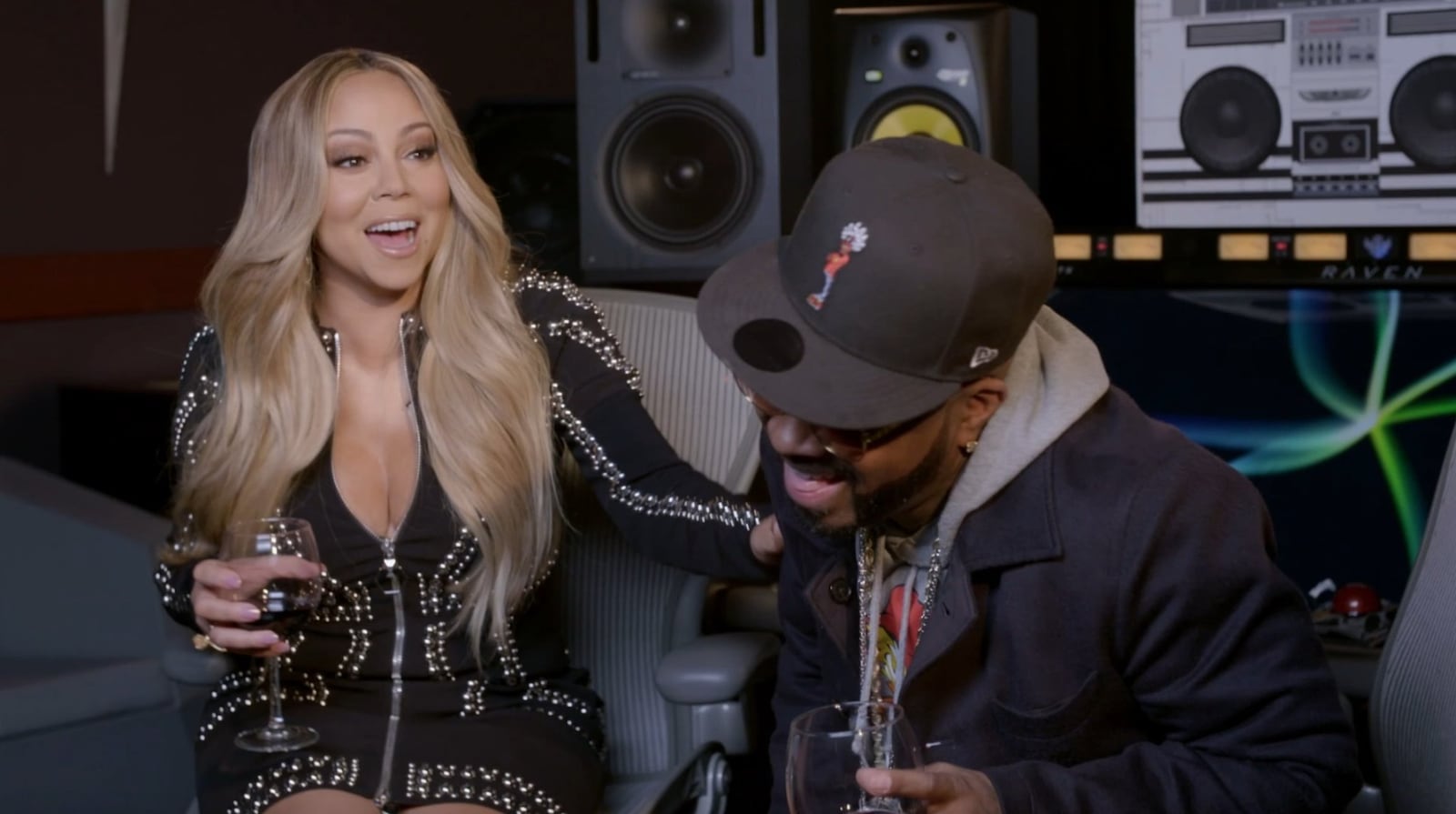 Mariah Carey gets candid with Jermaine Dupri, her frequent collaborator, in the new WE tv documentary airing July 18, 2019.