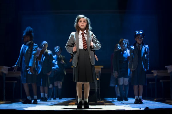 The Broadway hit "Matilda" will debut in Atlanta in April 2017.